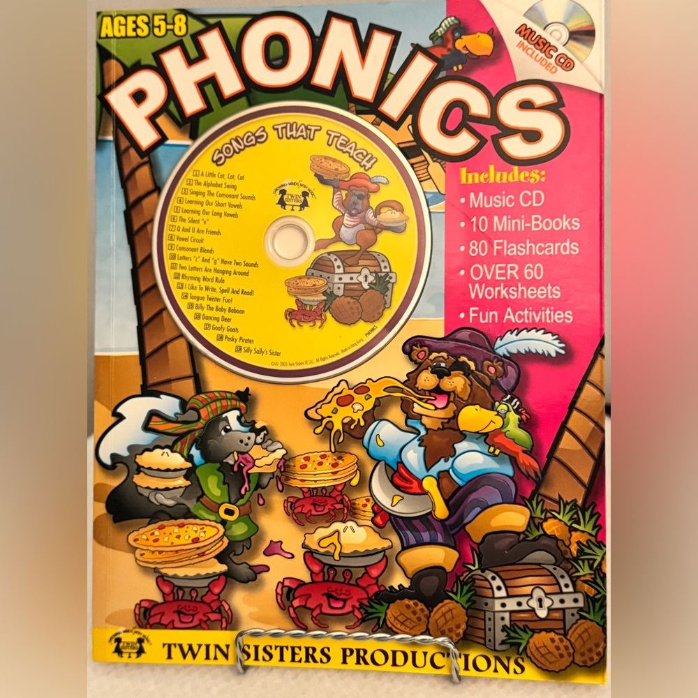 Twin Sisters Pirates Phonics Kids Music & Activity Set (2005)